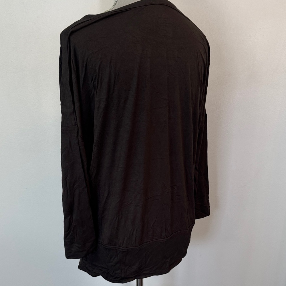 New York & Company Black tshirt soft Top NWT L - Picture 7 of 12